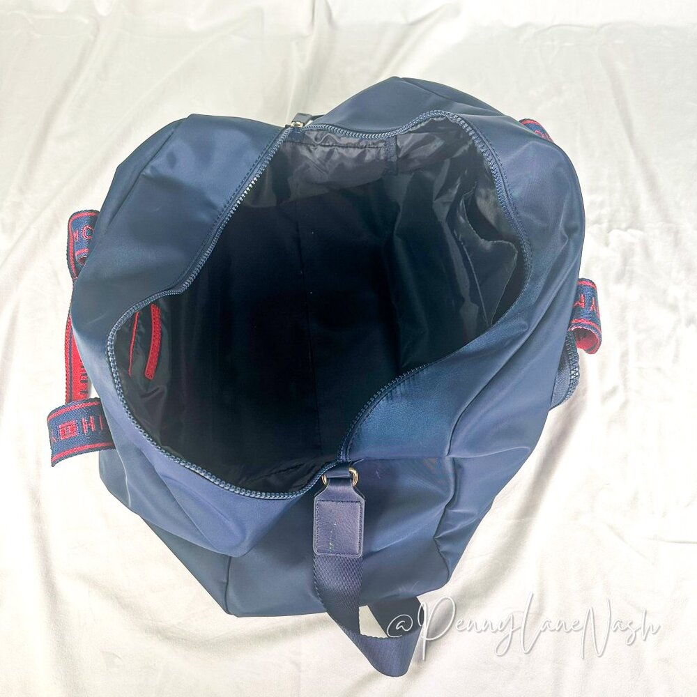 Tommy Hilfiger Neoprene Gym Weekend Duffel Bag Blue - Picture 15 of 16